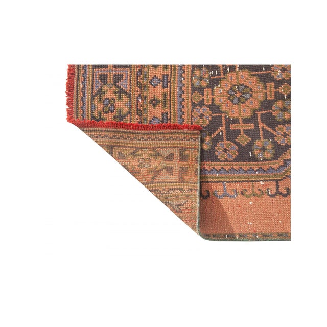 1960s Vintage Washed Out Decorative Runner Rug - 2`11" X 11`6" For Sale - Image 5 of 6