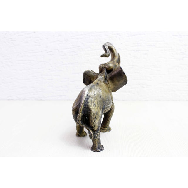 Mid-Century Metal Elephant Figurine, 1960s For Sale - Image 11 of 13