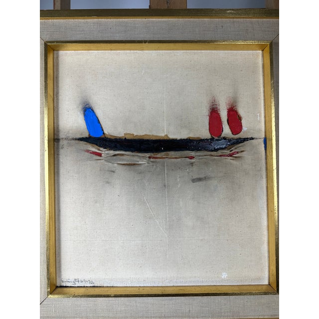 Erling Andersen (1937-2010) Abstract Composition This striking Abstract Expressionist sixties composition is by Danish...