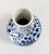 19th Century 19th Century Chinese Blue and White Bottle Vase With Peony and Dragon, Repaired For Sale - Image 5 of 13
