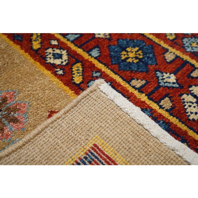 Vintage Persian Veramin Rug 4'4" X 5’9” For Sale - Image 9 of 9
