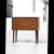 Wood Danish Teak Chest of Drawers attributed to Arne Vodder, Denmark, 1960s For Sale - Image 7 of 17