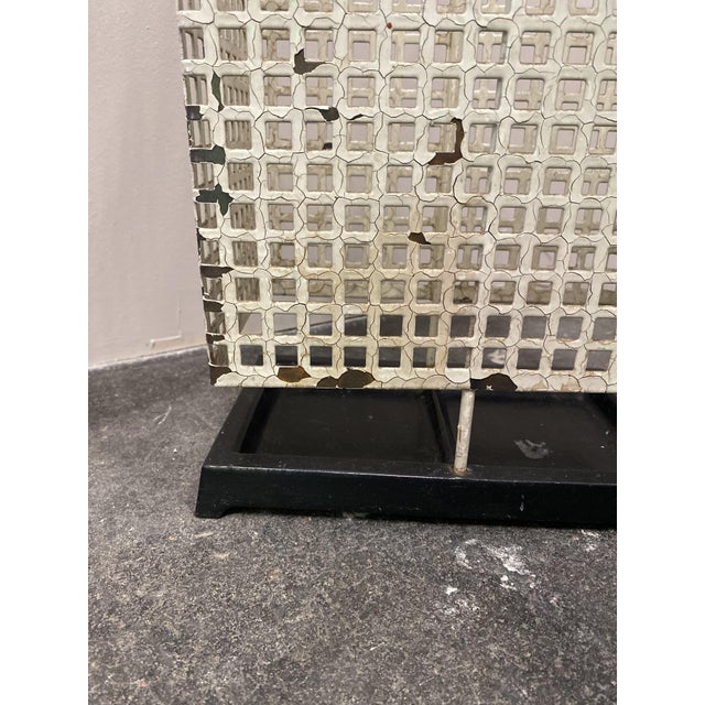 Umbrella Stand with Geometric Structure attributed to Josef Hoffmann For Sale - Image 6 of 16