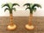 Vintage Pr Italian Hand Painted Palm Tree Candleholders For Sale - Image 11 of 11