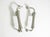 4 beautiful aluminum door handles featuring a 1960s design. Unique, high-quality design typical of the 1960s. Used only...