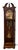Wood Vintage Howard Miller Traditional American Style Mahogany & Burl Wood Grandfather Clock For Sale - Image 7 of 11