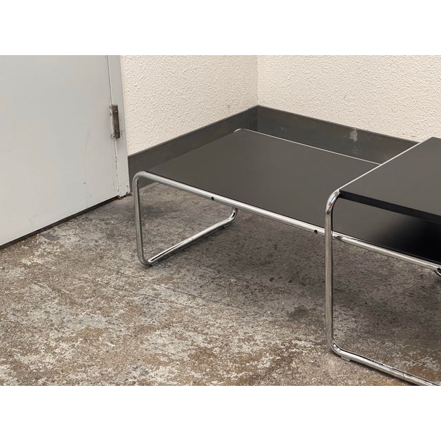 Metal Marcel Breuer for Knoll Lacio Side Tables, Set For Sale - Image 7 of 12