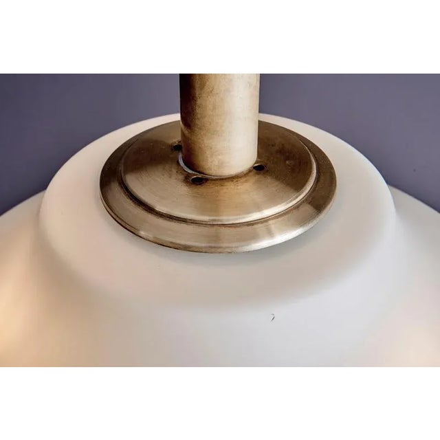 Opaque Glass Pendant by Pia Guidetti Crippa for Lumi Milano, 1960s For Sale - Image 9 of 14