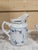 Vintage MCM Porsgrund Porcelain Handpainted Blue White Floral Creamer Sugar Bowl For Sale In Phoenix - Image 6 of 7