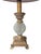 Plastic Hollywood Regency Gilded Gold and Faux Crystal Lamps With Pink Lampshades- A Pair For Sale - Image 7 of 18