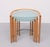 Calligaris Italy Nesting tables . Beautiful quality tables . set of Three . One spot on the largest table ,see photos . I...