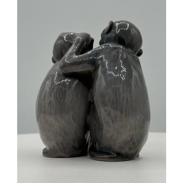 Bing & Grondahl porcelain Monkey Figurines For Sale In New York - Image 6 of 10