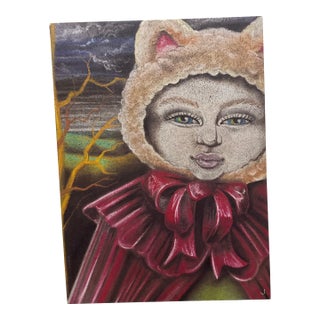 1980s Red Riding Hood Print on Canvas Reproduction For Sale