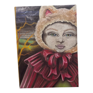 1980s Red Riding Hood Print on Canvas Reproduction