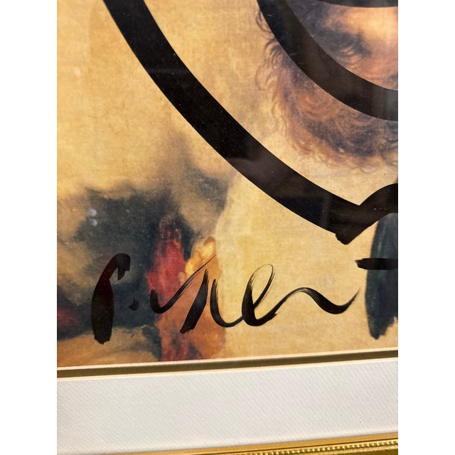 Peter Keil 1970s Peter Keil Abstract Cubist Angels Painting For Sale - Image 4 of 6