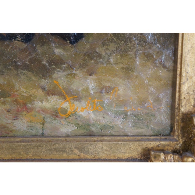 Gold Napoleonic Cavalry Painting Life Guards Battle of Waterloo After Caton Woodville For Sale - Image 8 of 9