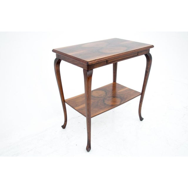 Art Deco Polish Side Table, 1950s For Sale - Image 6 of 10