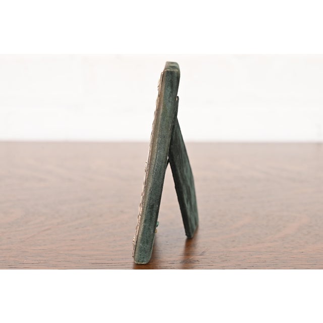 Silver Tiffany & Co. Style Celtic Knot Sterling Silver Picture Frame For Sale - Image 8 of 12