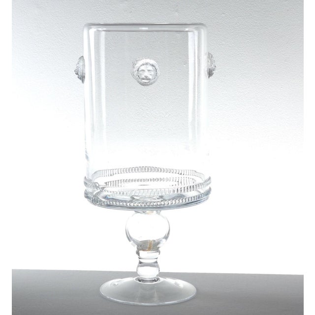 Crystal Vase on Pedestal, Circa 1890 For Sale - Image 9 of 10