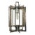 Modern Hammer Silver Finished Metal Pendant Light For Sale