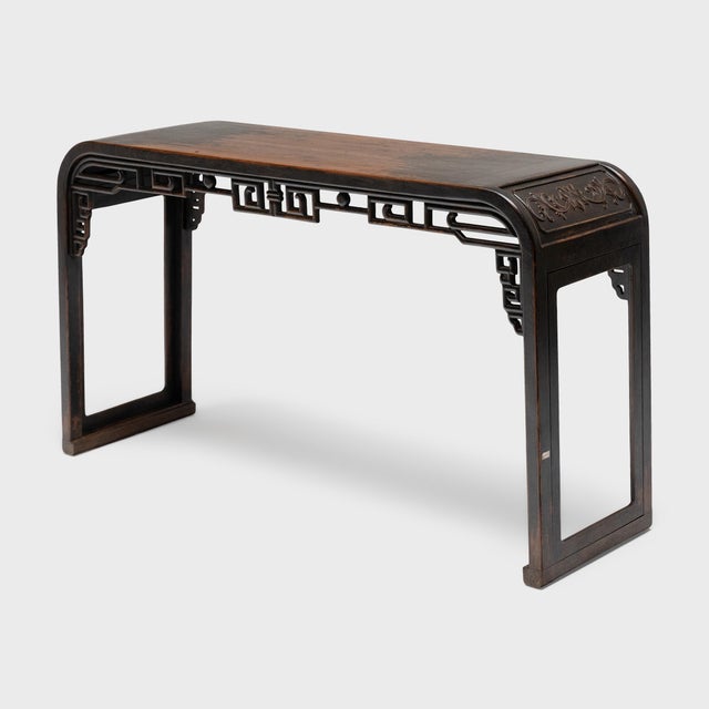 Traditional 19th Century Chinese Lotus Qin Table For Sale - Image 3 of 5
