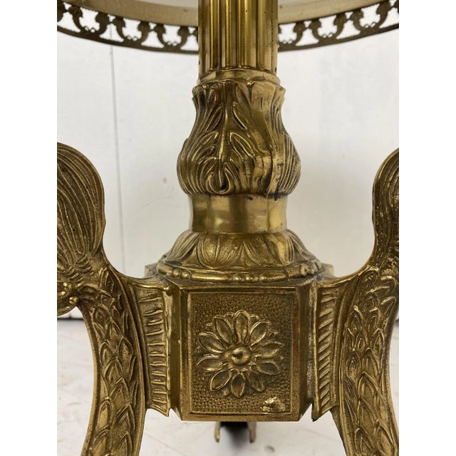 Mid-Century Modern Regency Brass Koi Fish Table, 1970s For Sale - Image 3 of 18