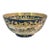 Vintage Chinoiserie Porcelain Equestrian Fox Hunt Scene Bowl in Cobalt Blue & Gilt For Sale