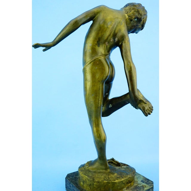 De Lotto, Nude Boy Bitten by a Crab, 1800s, Bronze For Sale - Image 13 of 18