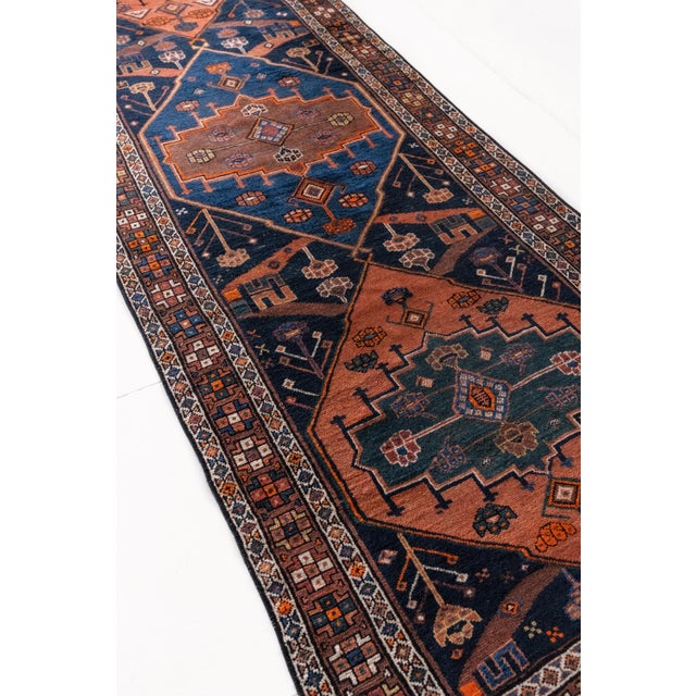 1930s Vintage Shahsavan Runner Rug | Takoma For Sale - Image 5 of 12