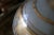 Vintage Hollywood Regency Gold and White Satin Glass Table Lamp For Sale - Image 13 of 18