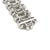 Metal Diamond 15ct Men's Bracelet Baguette Set Long Barrel Links 10k Gold For Sale - Image 7 of 7