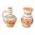 Vintage Hand Painted Set of European Folk Art Vessels For Sale