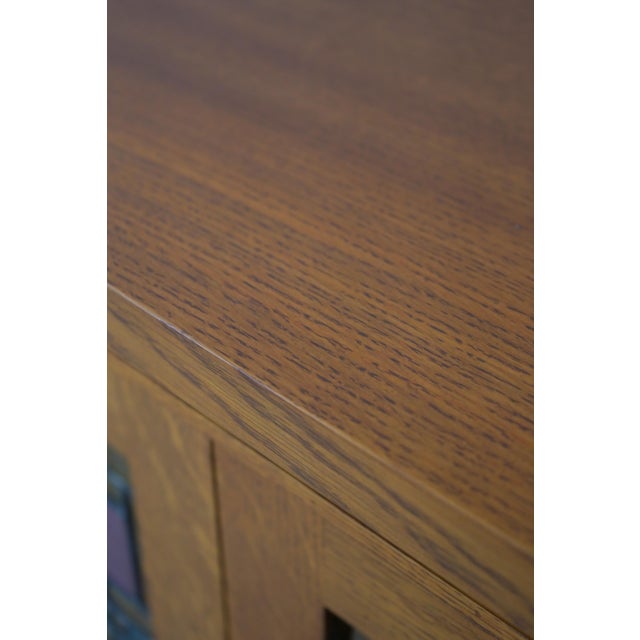 Swartzendruber Frank Lloyd Wright Inspired Oak Bookcase For Sale - Image 14 of 18