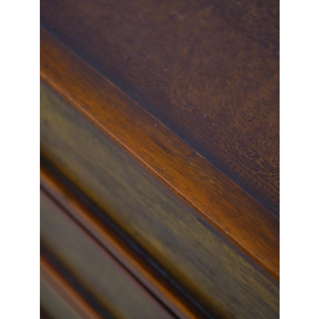 Theodore Alexander Leather Top Bookspline Coffee Table For Sale - Image 13 of 16