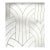 Phillip Jeffries White Velvet Cocoon Wallpaper, Lasercut Gilt Velvet Textile For Sale