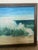 Fantastic coastal Ocean Waves Crashing Landscape Acrylic Painting Signed R. Gottwald 1969. This piece has a beautiful...