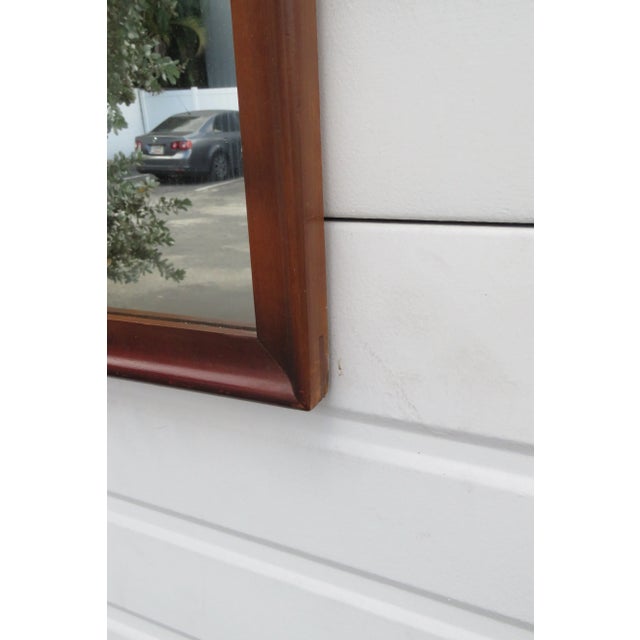 Mid-Century Modern Mid Century Modern Vanity Dresser Bathroom Wall Mirror For Sale - Image 3 of 13