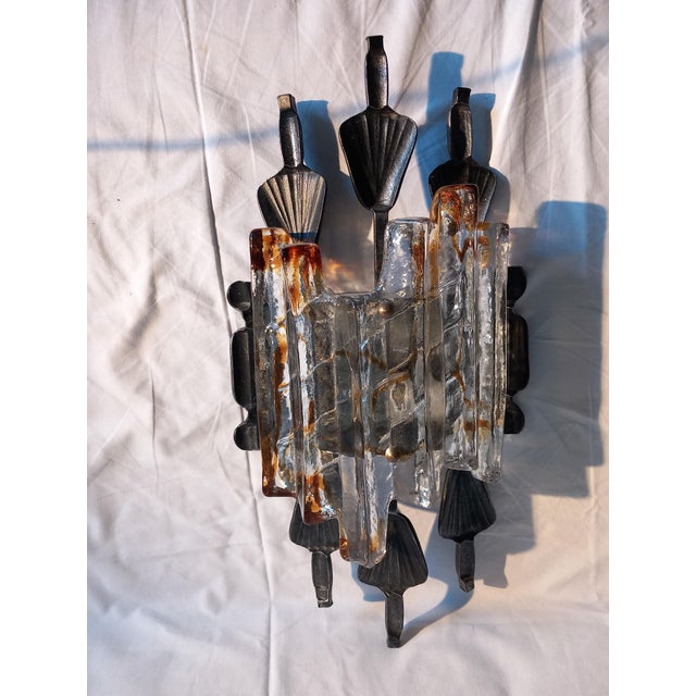 Metal Wall Lamp attributed to Tom Ahlström & Hans Ehrich for A&e Design by Tom Ahlström & Hans Ehrich, Sweden For Sale - Image 7 of 12