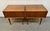 Mid-Century Modern Mid-Century Walnut and Brass Night Stands by Furnette Furniture Company For Sale - Image 3 of 17