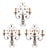 Large Mid-Century Modern Wall Lights by Banci Firenze, Italy, 1960s, Set of 3 For Sale