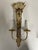 Vintage Louis XVI Style Two-Light Electric Wall Sconces--a Pair For Sale - Image 12 of 13