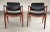 Set of Captains Chairs by Erik Buch, Restored with Customizable Reupholstery, 1960s For Sale - Image 3 of 8