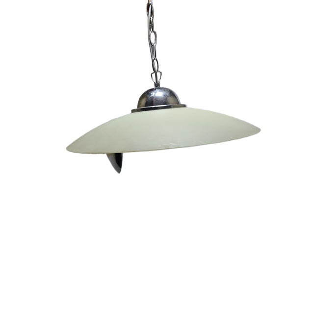 Vintage Postmodern Glass Chandelier, Poland, 1970s For Sale - Image 13 of 16