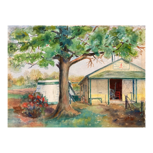 Verna Johnston Peck Landscape Watercolor