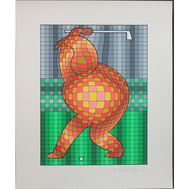 We Have a 100 Percent Guarantee of Authenticity and a 30 day Return Policy "The Gofer" by Victor Vasarely Hand Signed and...