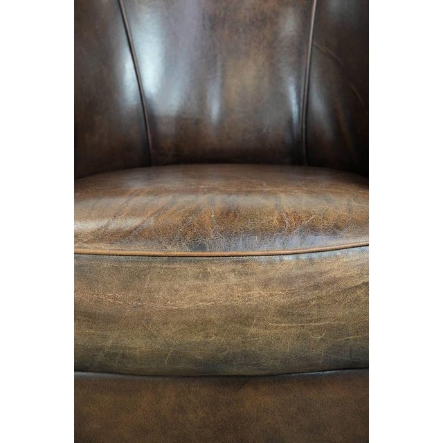 Club Chairs in Sheepskin Leather, Set of 2 For Sale - Image 14 of 16