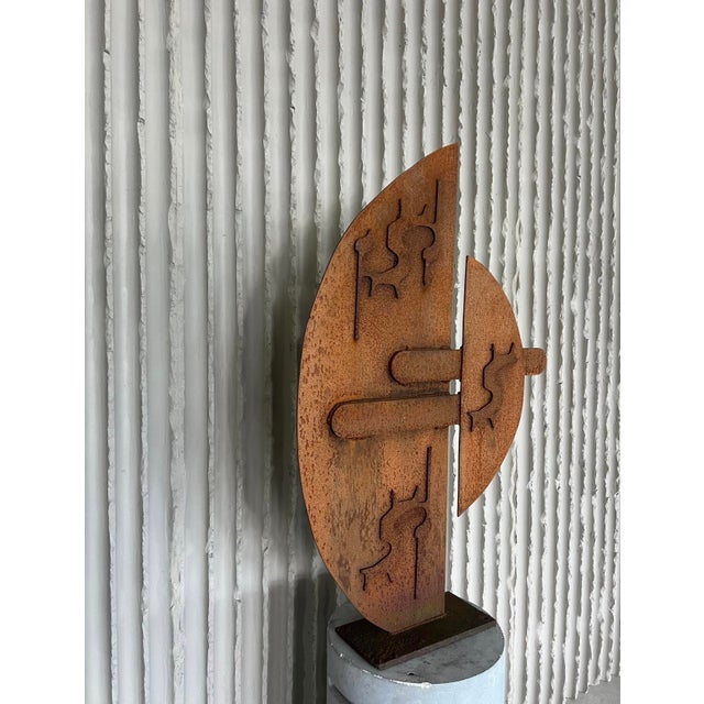 Modern Dutch Artist, Abstract Sculpture, 1970s, Steel For Sale - Image 3 of 12