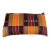 African Kente Cloth Throw Lumbar Pillow 18" W For Sale