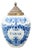 Antique Dutch Delft Blue Tobacco Jar, 1840 For Sale