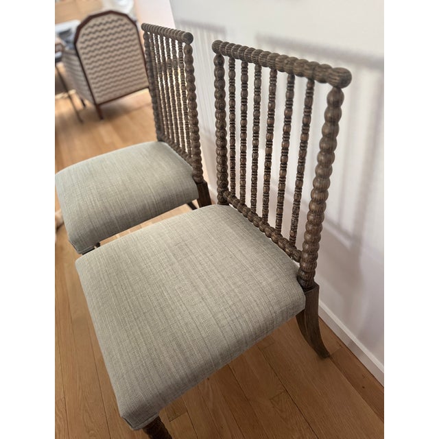 2020s Mr. Brown Set of 10 Dining Chairs (2 Arm and 8 Side) For Sale - Image 5 of 6